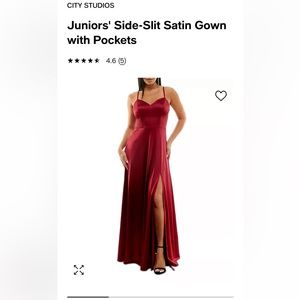 City Studios Junior formal dress/ long prom dress